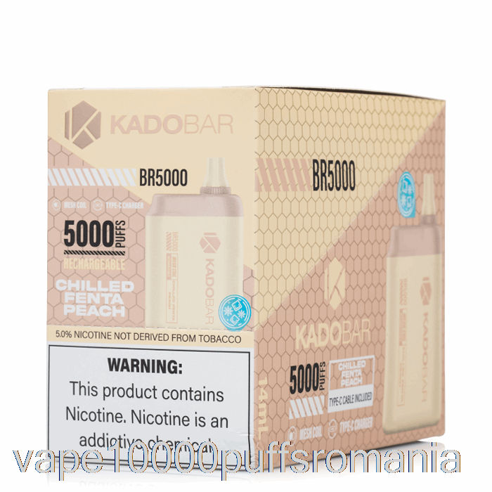Vape Romania [5-pack] Kado Bar Br5000 De Unica Folosinta